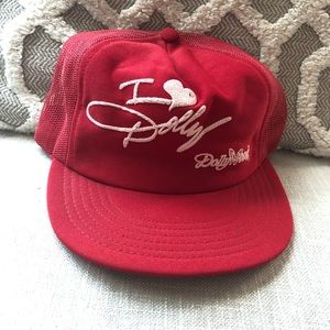 Vintage Dollywood I ❤️ Dolly Trucker Hat